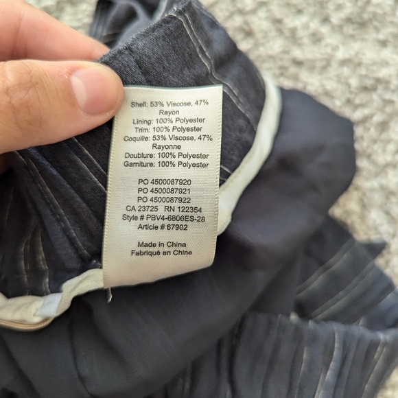 Wilfred Side Tie Pinstripe Shorts - Picture 6 of 6